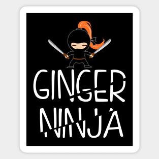 Ginger Ninja Sticker